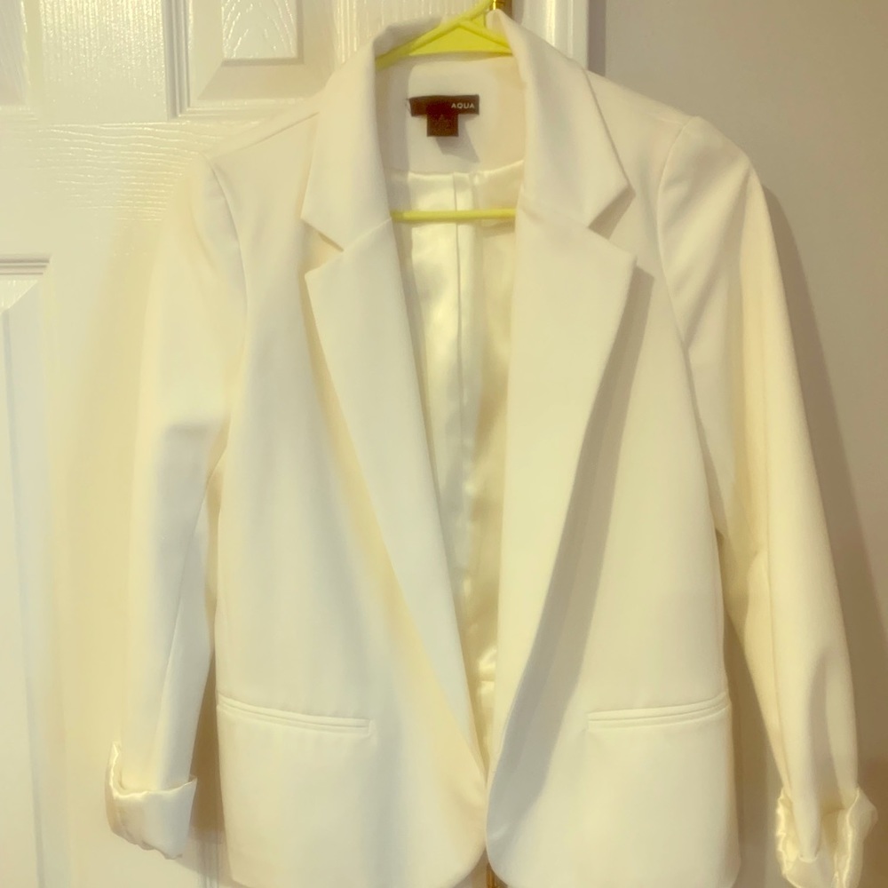 White blazer